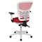 Flash Furniture Office Chair, Mesh, Red Mesh/White Frame HL-0001-WH-RED-GG - alternate 4